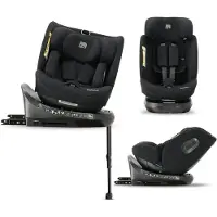 Deryan Carly Luxe Autostoel i-Size - 360° Draaibaar - Isofix - Zwart