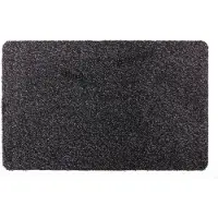 Cleanwalk droogloopmat - 60x100 cm - katoen - zwart 852 - PVC backing