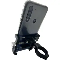 Universeel Telefoonhouder Fatbike - Fiets - Bakfiets - Scooter - Metaal - Zwart