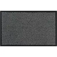 Cleanwalk Maxi Dry - schoonloopmat - 60x80 cm - antraciet met rand