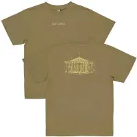 LEVV T-shirt met backprint groen Jongens Katoen Ronde hals Backprint - maat 116