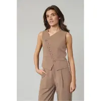 Sisters point Gata-ve2 - Dames Gilet - Sand - Maat XL