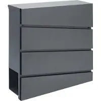Monzana Premium kwaliteit Brievenbus - wandbrievenbus