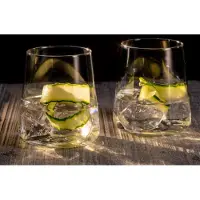 Krosno waterdrinkglazen / Cocktailglazen set van 6