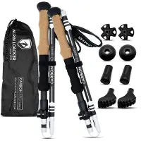 Alpin Loacker Luxe Nordic wandelstok - Nordic walking stokken - wandelen bergen - vrije tijd sport