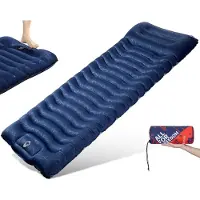 Isomat , campingluchtmatras, zelfopblazend: ultralicht, outdoor, groot, opblaasmatras, dik, zelfopblaasbare slaapmat met kussen, opvouwbaar, thermomat, voor tent, trekking, strand