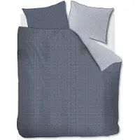 Rivièra Maison Dekbedovertrek Twisted Blauw Katoen-240 x 200 / 220 cm | Lits-Jumeaux