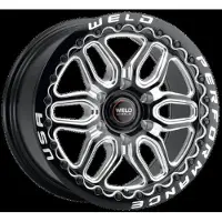 Weld Racing 17x10 Laguna 6 Bead Lock 6x135 BP 42 Offset 7.25 BS 87.1 Bore - Gloss Black MIL