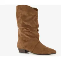 Nova dames slouchy laarzen cognac maat 39