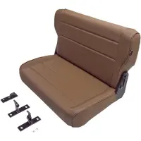 Rugged Ridge Fold & Tumble Rear Seat Spice 76-95 Jeep CJ / Jeep Wrangler