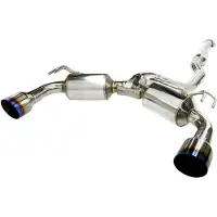 Invidia 2009+ Mitsubishi Evo X Dual N1 Titanium Tip Cat-back Exhaust