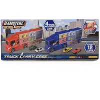 HTI Teamsterz Metro City Truck Carry Case With 4 CARS - Blauw