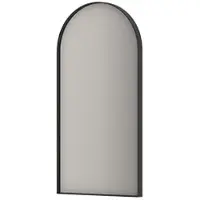 Ink SP36 Spiegel Toog In Kader 40x80cm Indirecte LED - Mat Zwart - Aluminium, Glas - Toog - Spiegels, Badkamerspiegels - 8718835388140
