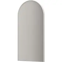 Ink SP35 Spiegel Toog In Kader 50x100cm - Mat Wit - Aluminium, Glas - Toog - Spiegels, Badkamerspiegels - 8718835388096