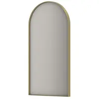 Ink SP36 Spiegel Toog In Kader 40x80cm Indirecte LED - Geborsteld Mat Goud - Aluminium, Glas - Toog - Spiegels, Badkamerspiegels - 8718835388164