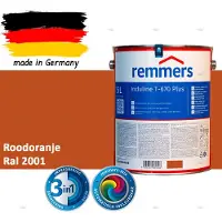 Remmers Induline T-670 PLUS Dekkende Houtbeits buiten – RAL 2001 Roodoranje – 5 L – Opvolger GW 310 Dekkend