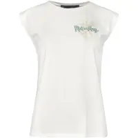 Rick And Morty Top - S tot XXL - voor Vrouwen - crème - Maat M