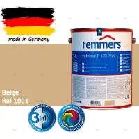 Remmers Induline T-670 PLUS Dekkende Houtbeits buiten – RAL 1001 Beige – 5 L – Opvolger GW 310 Dekkend