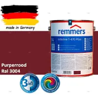 Remmers Induline T-670 PLUS Dekkende Houtbeits buiten – RAL 3004 Purperrood – 5 L – Opvolger GW 310 Dekkend