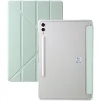Mobigear Tablethoes geschikt voor Samsung Galaxy Tab S11 Hoes | Origami Bookcase - Groen
