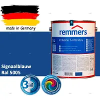 Remmers Induline T-670 PLUS Dekkende Houtbeits buiten – RAL 5005 Signaalblauw – 5 L – Opvolger GW 310 Dekkend