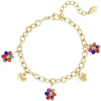 Yehwang Bedelarmband met gekleurde bedels