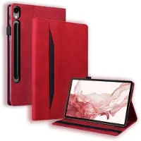 Mobigear Tablethoes geschikt voor Samsung Galaxy Tab S11 Ultra Hoes | Folio Bookcase - Rood