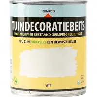 Hermadix Tuindecoratiebeits Dekkend Wit 705 750 ML