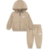 Nike Joggingpak 'CLUB' donkerbeige