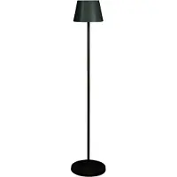 Konstsmide Oplaadbare vloerlamp | 124 cm | 2200K - 2700K | Dimbaar | Afstandsbediening | IP54 | Zwart