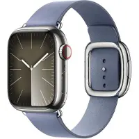 Apple Modern Buckle FineWoven voor de Watch | 38/40/41/42 mm - Maat L - Lavender Blue