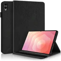 Mobigear Tablethoes geschikt voor Samsung Galaxy Tab S11 Ultra Hoes | Tree Bookcase + Stylus Houder - Zwart