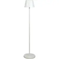 Konstsmide Oplaadbare vloerlamp | 124 cm | 2200-2700K | Dimbaar | Afstandsbediening | IP54 | Wit