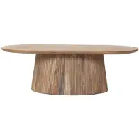 Giga Meubel Salontafel Salvador Naturel Ovaal 140cm