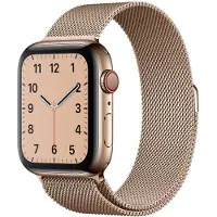 Apple Watch 44mm Polsband Milanees Goud