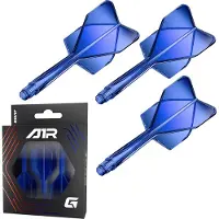 GOAT Air Blue Clear NO6 - Dart Flights