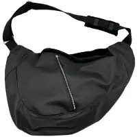 BABOO Leren Hondendraagzak - Luxe Hondentas - Ergonomische Draagzak Hond - Handgemaakt - Zwart - Maat M = tot 7,5 kg