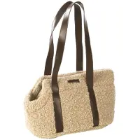 BABOO Hondentas Teddy - Draagtas Hond - Honden Draagtas - Tot 6 kg - Beige