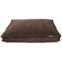 BABOO Lex & Max Royal Velvet - Orthopedisch - Hondenkussen - Boxbed - 120x80cm - Bruin