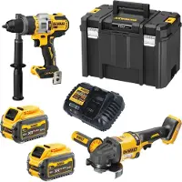 DeWalt 18v Dck2016t2t Dcd999+dcg418 2x6.0ah Elektrische Gereedschapset