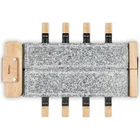 Koenig Raclette grill - - WOD362 - 1400 W - Serves up to 8 people - Rotating base - Wooden design