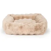 BABOO Hondenmand Fluffy Caramel - Maat 90 x 70 cm