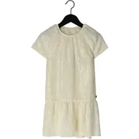 Like Flo Meisjes Jurken Maan Flo Sequince Dress - Ecru - Maat 116