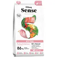 Dibaq Sense Kitten Kattenvoer Turkey & Salmon 1,5 kg