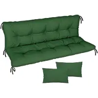 Ferocity - Tuinschommelkussen - Waterafstotend - Zitcomfort - Onderhoudsvriendelijk - Duurzaam - 185 x 50 x 50 x 10 cm - Polyester - Groen