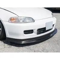 Honda PU Design Voor Bumper Lip GV Style Zwart Polyurethane Civic