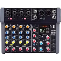 Citronic CMA-8 mixer met DSP, USB Play/Record/PC en Bluetooth 4 mono + 2 stereo