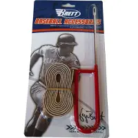 Brett Reparatieset Softbalhandschoen, Zwarte Leren Veter, Rijgpen