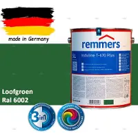 Remmers Induline T-670 PLUS Dekkende Houtbeits buiten – RAL 6002 Loofgroen – 5 L – Opvolger GW 310 Dekkend