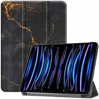 IMoshion Design Trifold Bookcase voor de Apple iPad Pro 11 (2022/2021) - Black Marble
